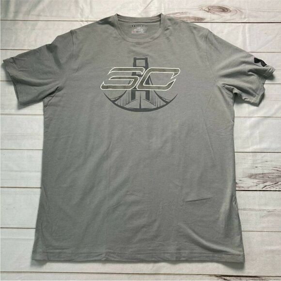 Under Armour Other - Under Armour Mens Grey Heat Gear Tee